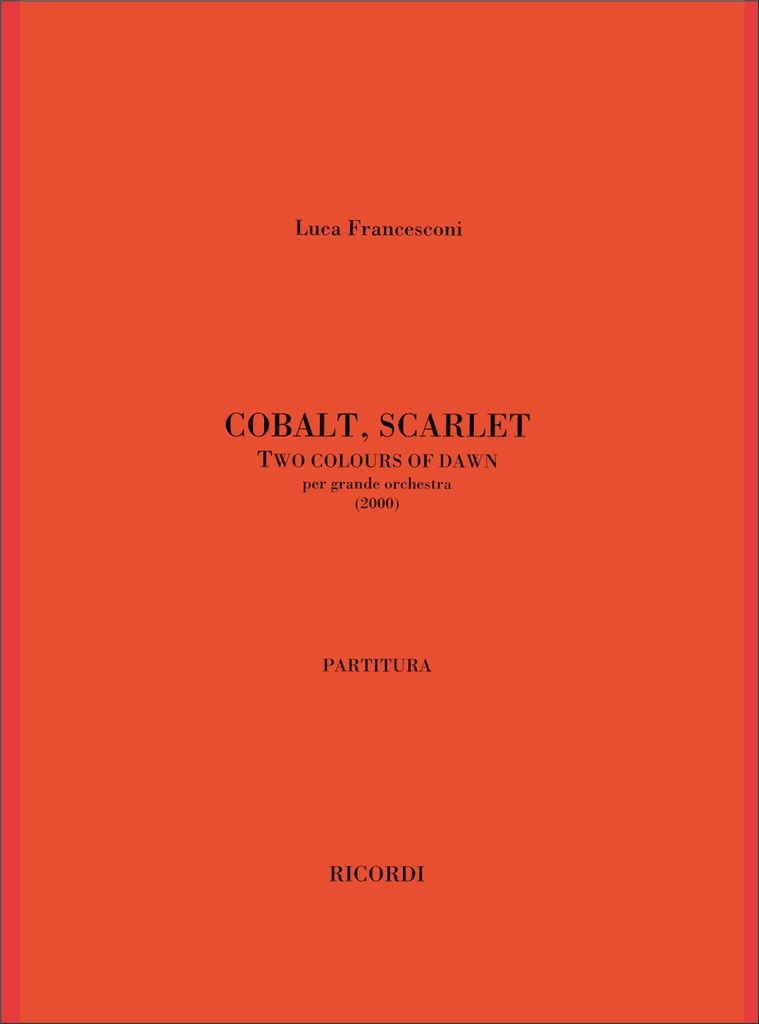 Cobalt, Scarlet